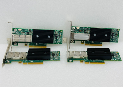 x2 Mellanox MCX353A-QCBT + x2 MCX353A-FCBT ConnectX-3 10GbE PCIe / Used !!!