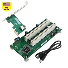 PCI-Express PCI-e to PCI Adapter Card PCIe to Dual Pci Slot Expansion Card