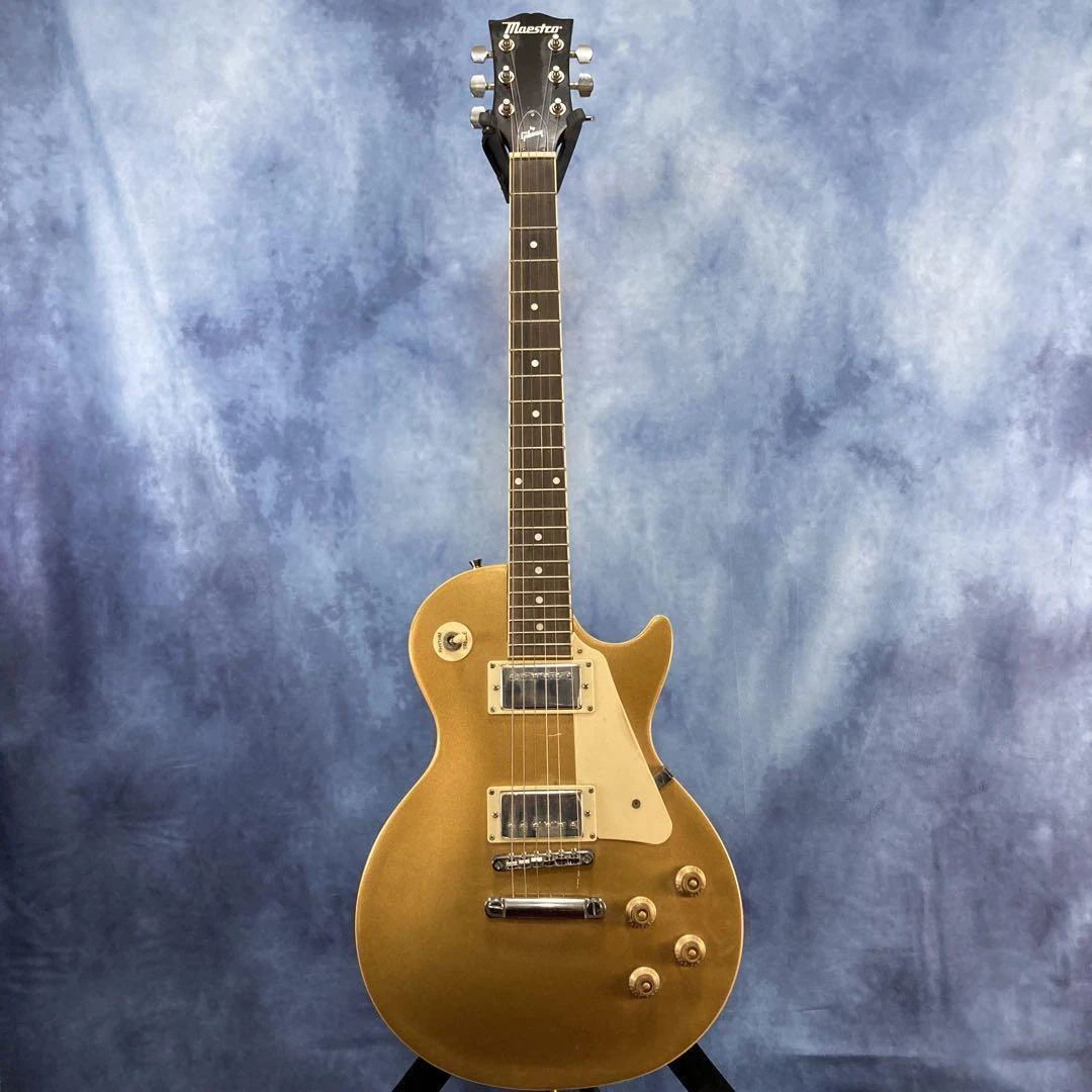 Gibson Maestro Les Paul Standard Gold Top Electric Guitar Used