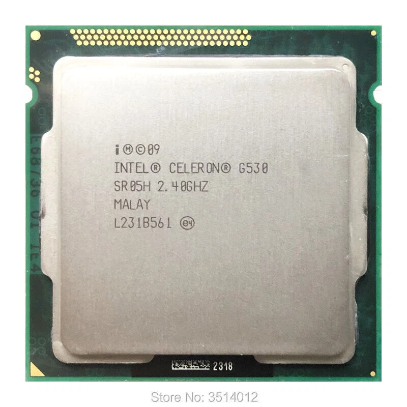 Intel Celeron Dual-core G530 G540 G550 LGA 1155 2M 32nm 65w CPU Processor - Image 3 of 4