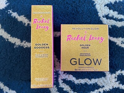 Sealed NIB Revolution Glow Rachel Leary Shimmer Oil & Splendour Highlighter
