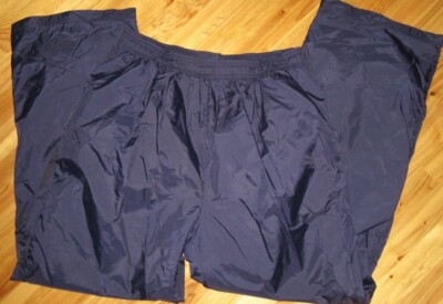Reebok XL Mens Navy/Black 3 Pockets Athletic Track Pant Great Condition NICE!
