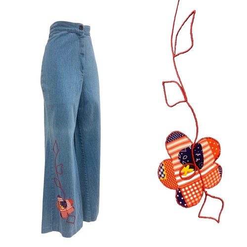 1970s Vintage Sears Denim Carpenter Jeans Painter Pants 32x30 Fits