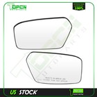 For 06-10 Ford FUSION Mirrors Chrome CONVEX+W +Flat Mirrors Glass (LH&RH)Side
