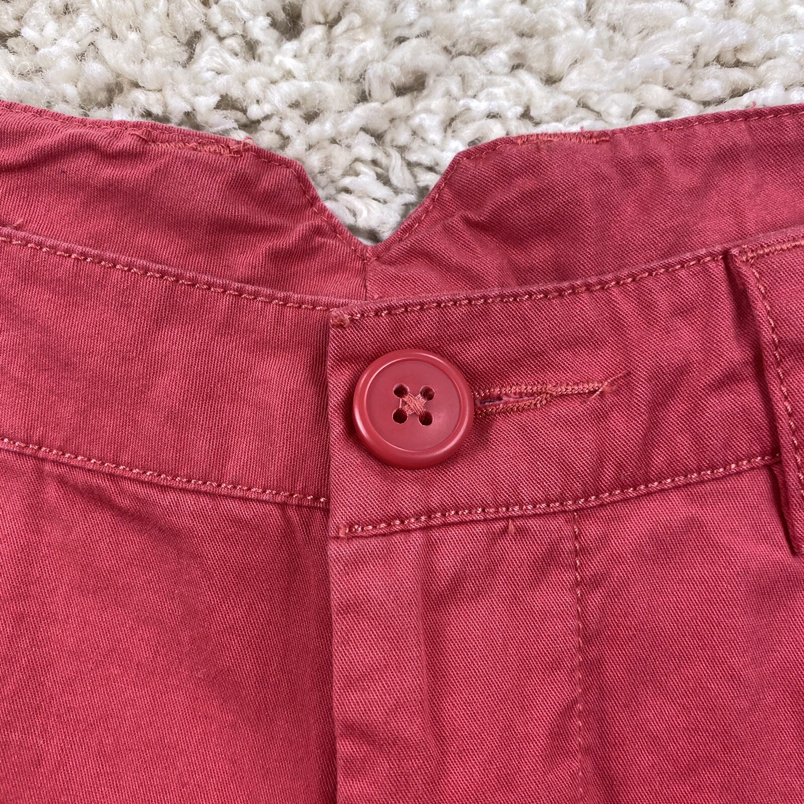 columbia womens size 2 solid red basic shorts - image 3