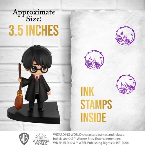 Harry Potter & Draco Malfoy Ink Stampers 2-Pack Wizard Collectible Figures - 第 5/6 張圖片