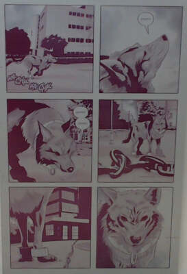 Shepherd: The Tether #1 - Page 18 - Magenta - SIGNED - Comic Printer Plate - PRE
