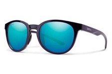 Smith Eastbank Sunglasses in Crystal Midnight / Chromapop Opal Green Blue Mirror