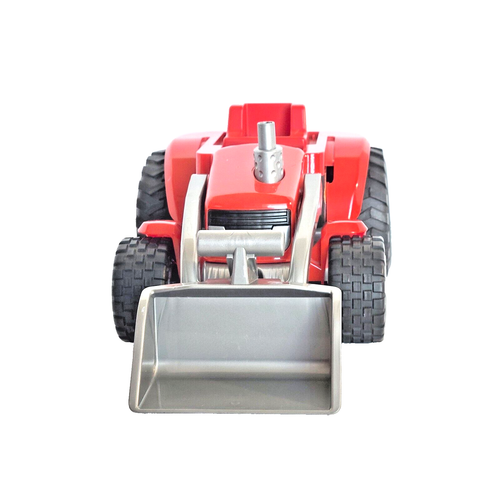 BRUDER Roadmax Red Tractor Front Loader 20102 Germany Missing Cab - Picture 4 of 9