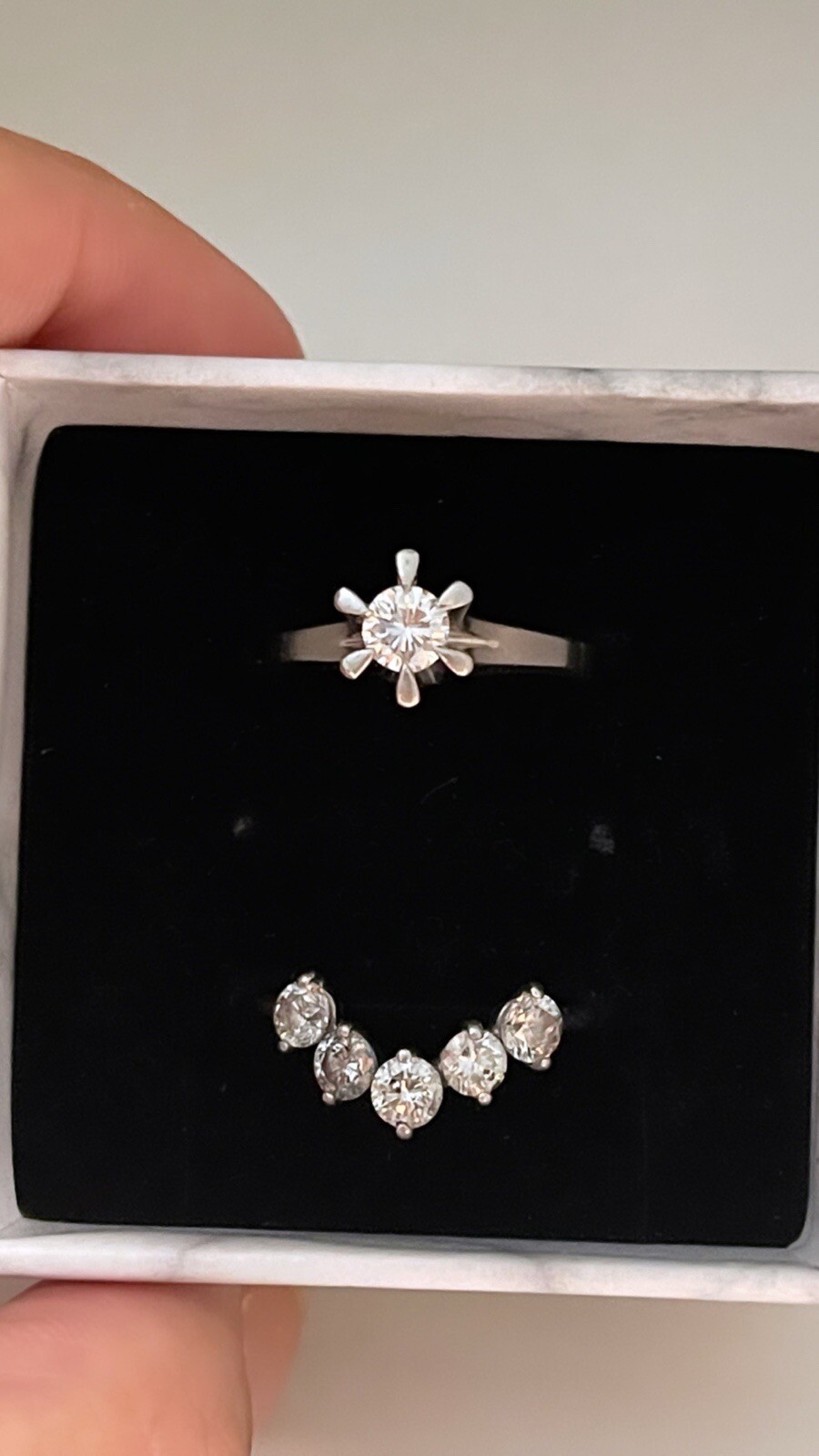 engagement ring set - image 1