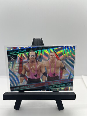 The Hart Foundation 2022 Panini Revolution WWE Angular Parallel 196/199 Tag Team