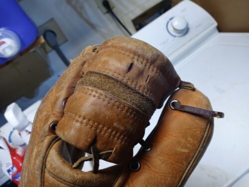 VTG Antique MacGregor G117 Autorgraph Model Gus Bell Baseball Glove RHT Made USA - Picture 5 of 11