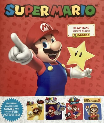 Super Mario  Playtime -  10 Sticker zum Aussuchen