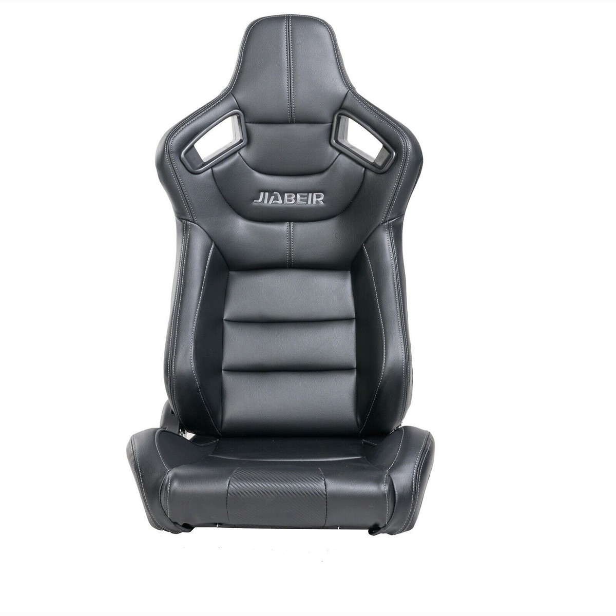 JIABEIR Reclinable Universal Racing Bucket Seats with Sliders