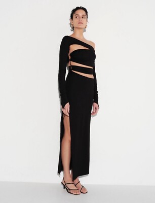 MANURI Belinda Dress Black S NWT $400 | eBay