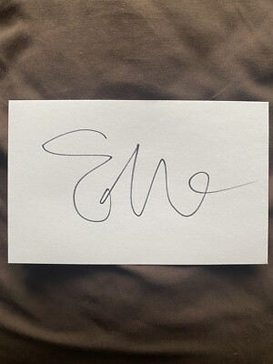 Eric Nam Genuine Autograph, Signed In Person, 8x5 White Card.