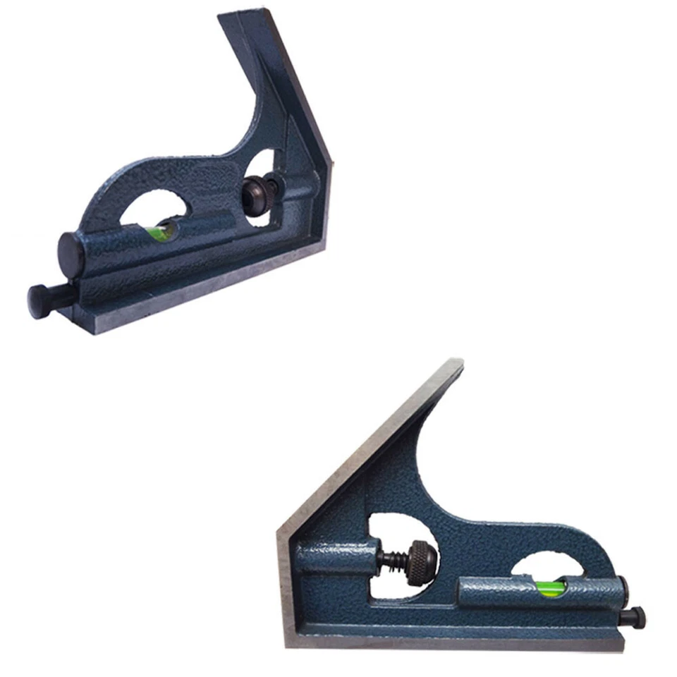 4 Pc 12'' Combination Square 4R Graduation Blade Head Square/Center/Protractor - Image 3 of 4