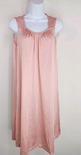 NWT Vintage Vanity Fair Pink Nylon Nightgown Womens Sz PTE Mid Century Nightgown