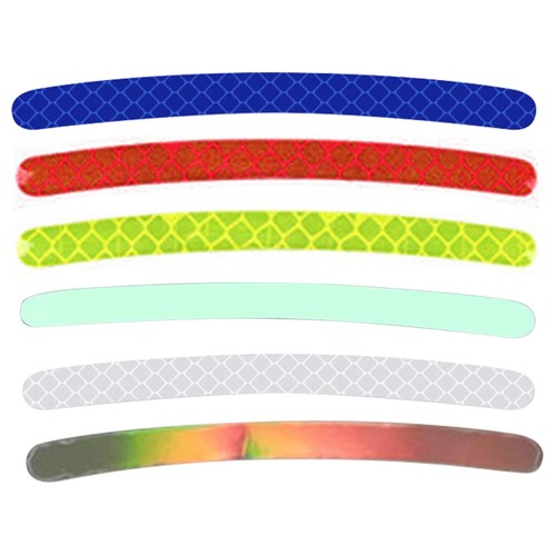 20Pcs Reflective Strip Stickers Wheel Hub Rim Stripe Tape Decal Car Accessories - Picture 3 of 18