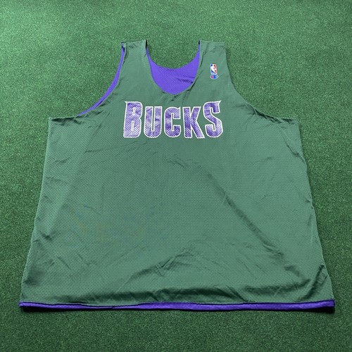 Milwaukee Bucks PLAYER ISSUE Tractor Traylor Jersey Mens 3XL VINTAGE Champion - Picture 6 of 12
