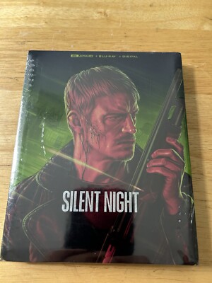 Silent Night - 4K UHD + Blu-Ray + Digital - SteelBook - New - Free Shipping