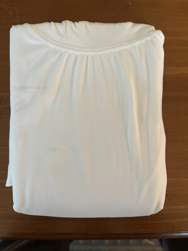 Terramar Mujer XL cs Performance Capa Base Cuello Alto en Blanco Foto 3 de 3