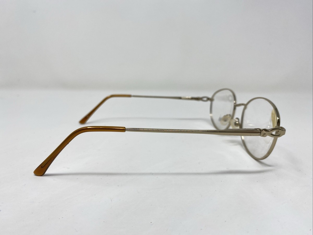 Fundamentals F106 Eyeglasses Gold 54mm Fundamentals F106 YG 54-17-135 Yellow Gold Metal Full Rim  main image 3