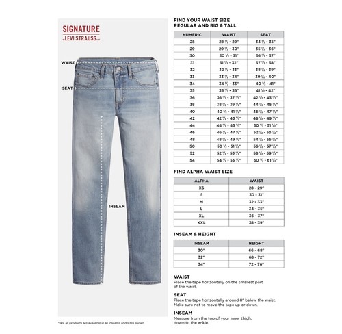 Levi Strauss & Co. Signature Men's Relaxed Fit Jeans Size 42x32 - Picture 4 of 4
