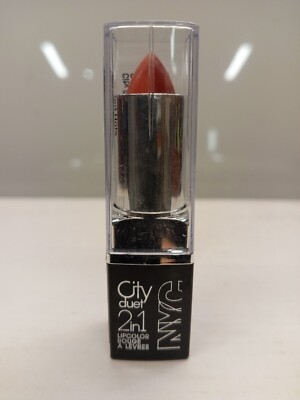 NYC City Duet 2 In 1 Lip Color Lipstick 425 (THE RED HOTS) sealed NWOB