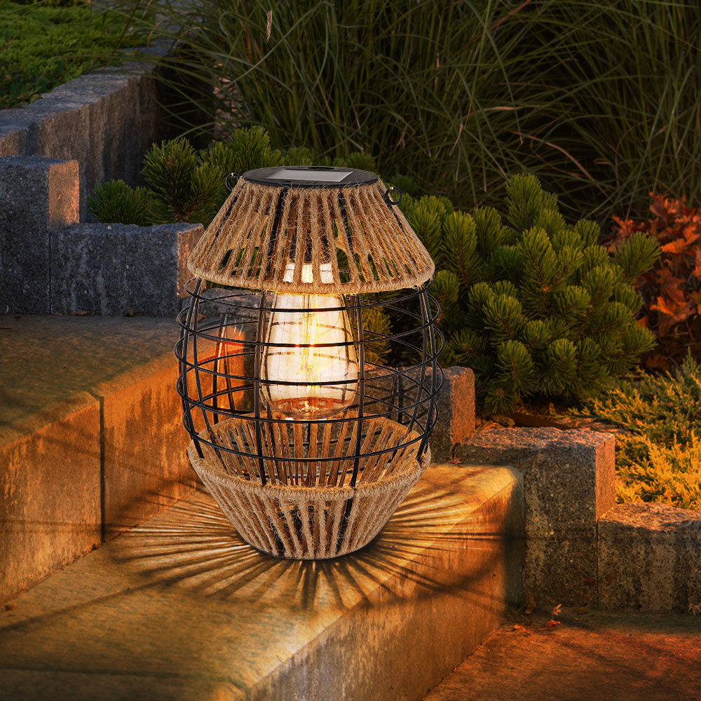 Coollamp Solarleuchten – Schmetterlings-Deko-Laternen Für Außen, Wetterfest Mit IP65, Hängend Oder Stehend, Für Terrasse, Hof & Garten (goldbronze) IP65 Solarlampe Für Terrasse