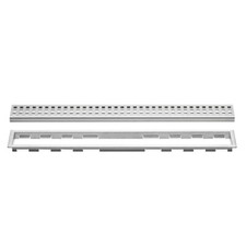 Schluter Systems Kerdi-Line Rectangle Grate - Stainless Steel, 44"