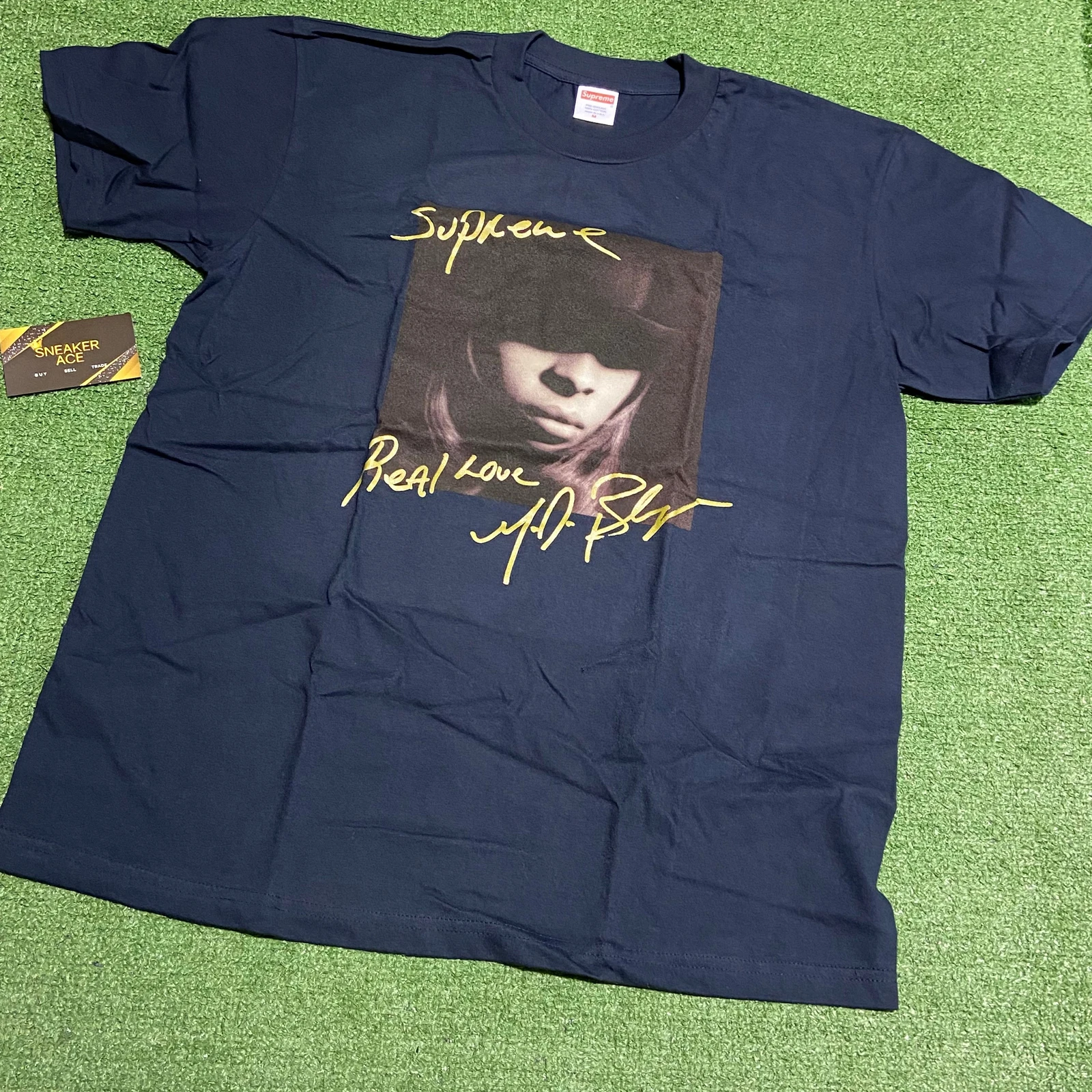 Chemise Supreme Mary J Blige bleu marine : M