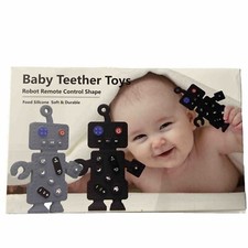 Baby Teether Robot Shaped Baby Teether Toys, Set Of 3, NEW