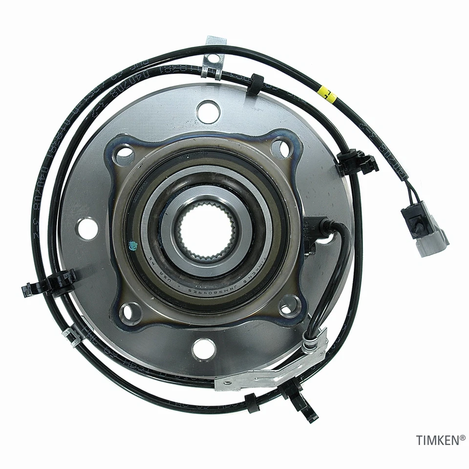 Conjunto de cojinete de rueda y buje delantero izquierdo Timken para Dodge Ram 3500 1998-1999 4x4 Foto 3 de 4