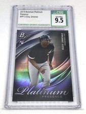 2019 Topps Bowman Platinum Presence PP-3 RC Eloy Jimenez ROOKIE GEM MINT CSG 9.5