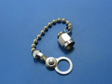 API TECHNOLOGIES  104492 Qty of 10 per Lot DUST CAP W/ METAL CHAIN
