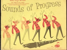 Sheet Music great artwork booklet Sounds of Progress for Song Flute 32 pages