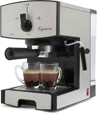 Capresso EC50 Stainless Steel Espresso & Cappuccino Machine with Frother Feature