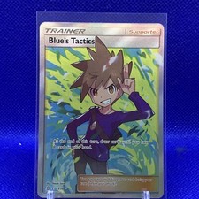 Pokemon Card Blue’s Tactics Full Art Trainer Unified Minds 231/236 on eBay