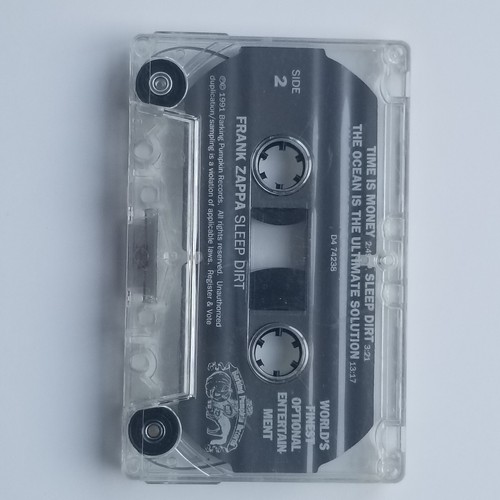 FRANK ZAPPA Cassette Tape SLEEP DIRT 90s Reissue Jazz Rock Prog REMASTERED WORKS - Picture 4 of 10