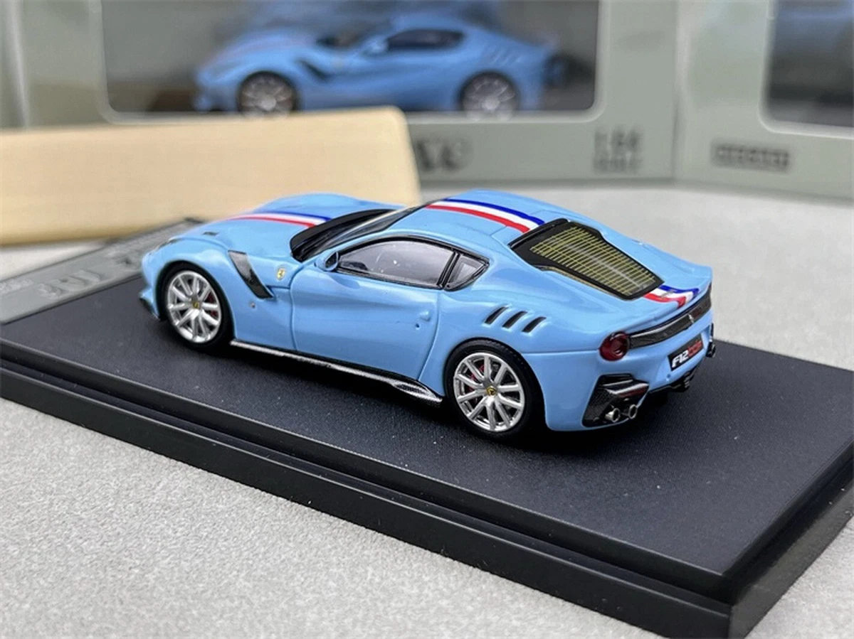 Little Toy 1/64 Scale Ferrari F12 TDF Blue Diecast Car Model