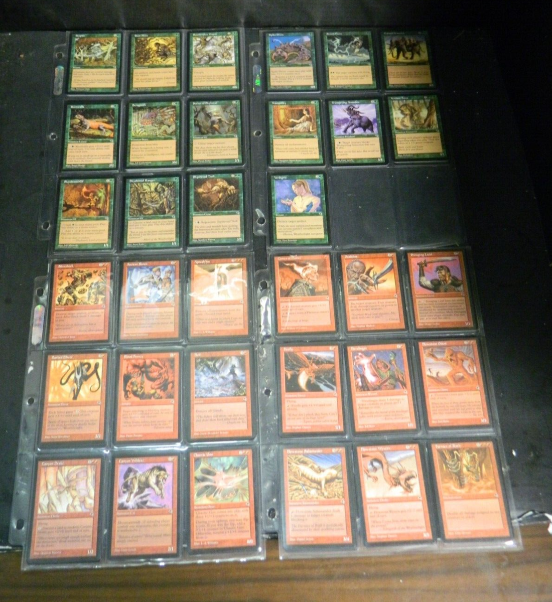 MTG Magic The Gathering Tempest Complete Set 350 Cards (1997) Very