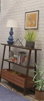  brown HALL TABLE living room FURNITURE dreamhouse ACCESSORY 1/6 for BARBIE 