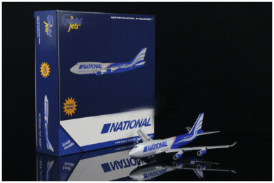 GeminiJets NATIONAL Airlines for BOEING B747-400 N952CA Flaps down