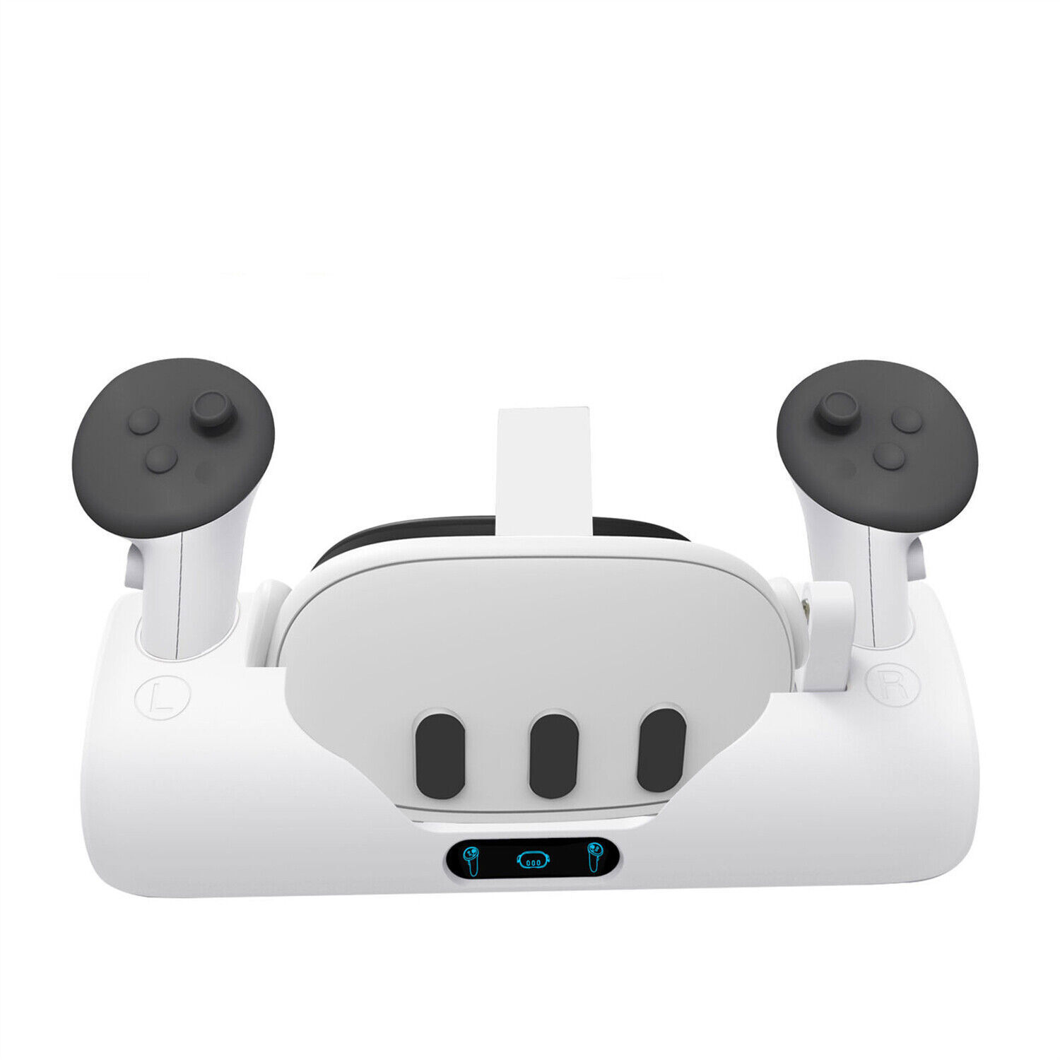 For Meta Quest 3 Accessories VR Handle Controller Headset Dock Charging Stand US-image