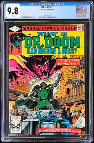 What If? 22 CGC 9.8 WP 1980 Marvel Comics Doctor Doom Appearance Mephisto Cover