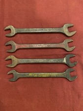 Snap On Open End Wrench Set Of 4 Old Industrial Finish 15/16 To 1 1/4