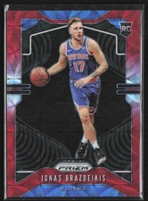 Ignas Brazdeikis 2019-20 Panini Prizm Choice Red RC /88 #284 New York Knicks