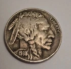 1938-D Buffalo Nickel- FULL HORN-Extra Fine Better Date Nice Original Coin BN822