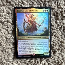 Magic: The Gathering Klothys, God of Destiny Legendary Enchantment Creature
